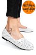 Espadrile albe piele naturala jspy3763