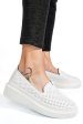 Mocasini albi piele naturala jspy3872