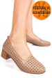 Pantofi bej piele naturala 3pc06mm
