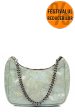 Geanta verde glitter piele naturala bs0658