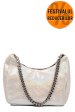 Geanta bej glitter piele naturala bs0658