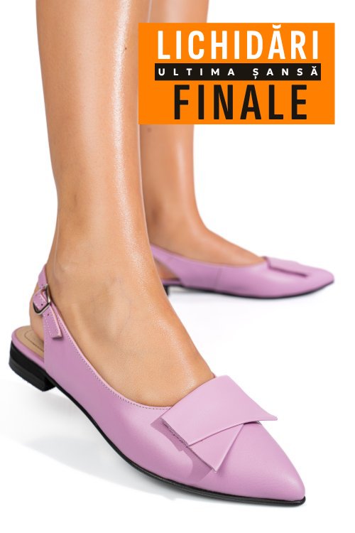 Balerini mov piele naturala 3s7722b