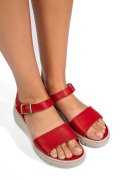 SANDALE ROSII PIELE NATURALA 8216123