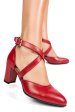 Pantofi rosii piele naturala 5s77762
