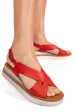 Sandale rosii piele naturala 3465015