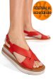 Sandale rosii piele naturala 3465015