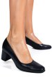 Pantofi dama guban piele naturala bleumarin sidef 3s77475