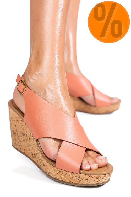 Sandale roz piele naturala ts77p01c29