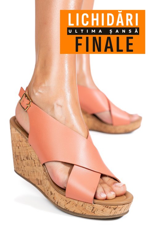 Sandale roz piele naturala ts77p01c29