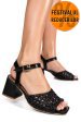 Sandale negre piele naturala es77m8644