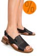 Sandale negre piele naturala 5s770320