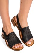 SANDALE NEGRE PIELE NATURALA 5S770320