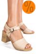 Sandale maro deschis piele naturala 0s7735