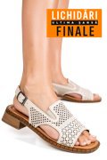 SANDALE BEJ PIELE NATURALA 5S770320