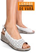 SANDALE ALBE PIELE NATURALA 6S7700AM