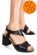 Sandale negre piele naturala 0s7775