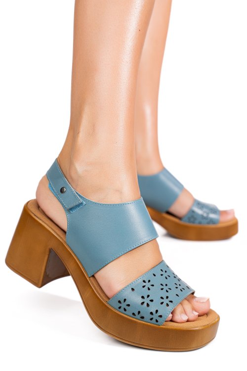 Sandale bleumarin piele naturala ps7702c425