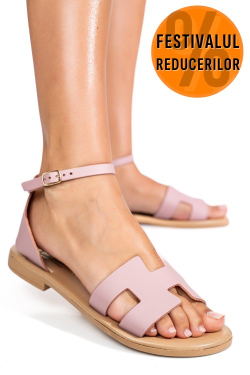Sandale roz piele naturala vs77esuvio