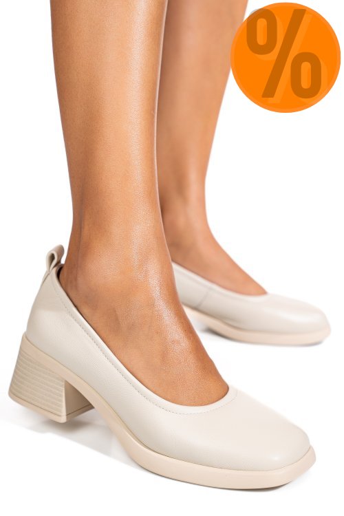 Pantofi albi piele naturala as77n480ve