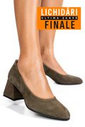 PANTOFI KHAKI PIELE NATURALA INTOARSA 5S77006
