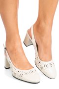 SANDALE BEJ PIELE NATURALA SSPN4001