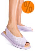 SANDALE MOV PIELE NATURALA TSP6028
