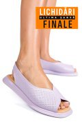 SANDALE MOV PIELE NATURALA TSP6028