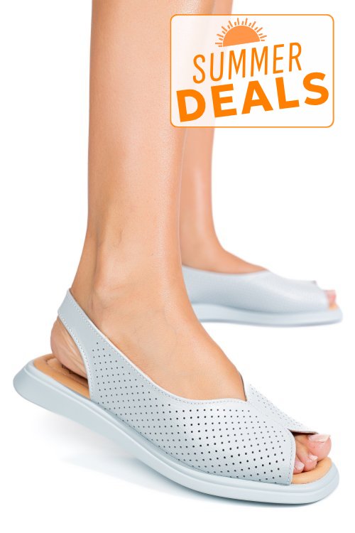 Sandale albastre piele naturala tsp6028