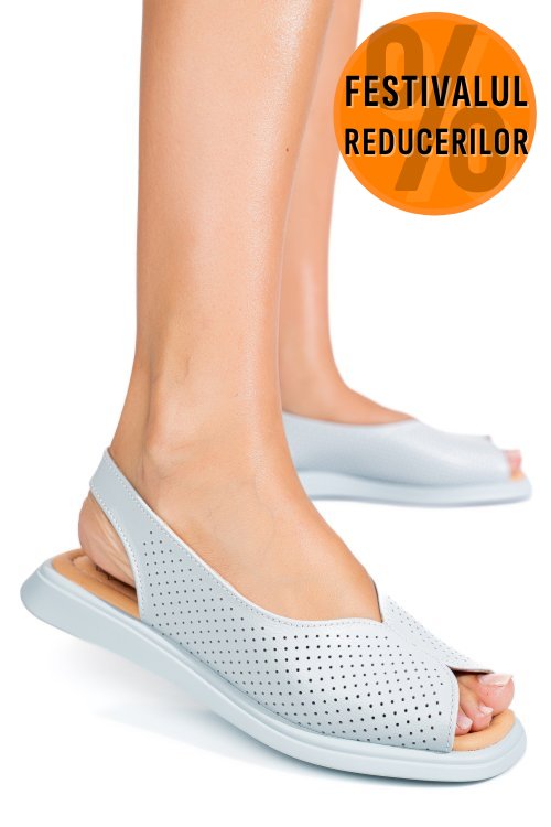 Sandale albastre piele naturala tsp6028