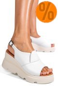 SANDALE ALBE PIELE NATURALA YS7711