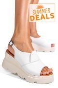 SANDALE ALBE PIELE NATURALA YS7711