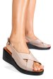 Sandale taupe piele naturala 7s7740