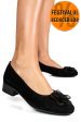 Pantofi negri piele naturala intoarsa 2s7756br-ii