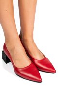 PANTOFI ROSII PIELE NATURALA 5S77460
