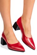 PANTOFI ROSII PIELE NATURALA 5S77460