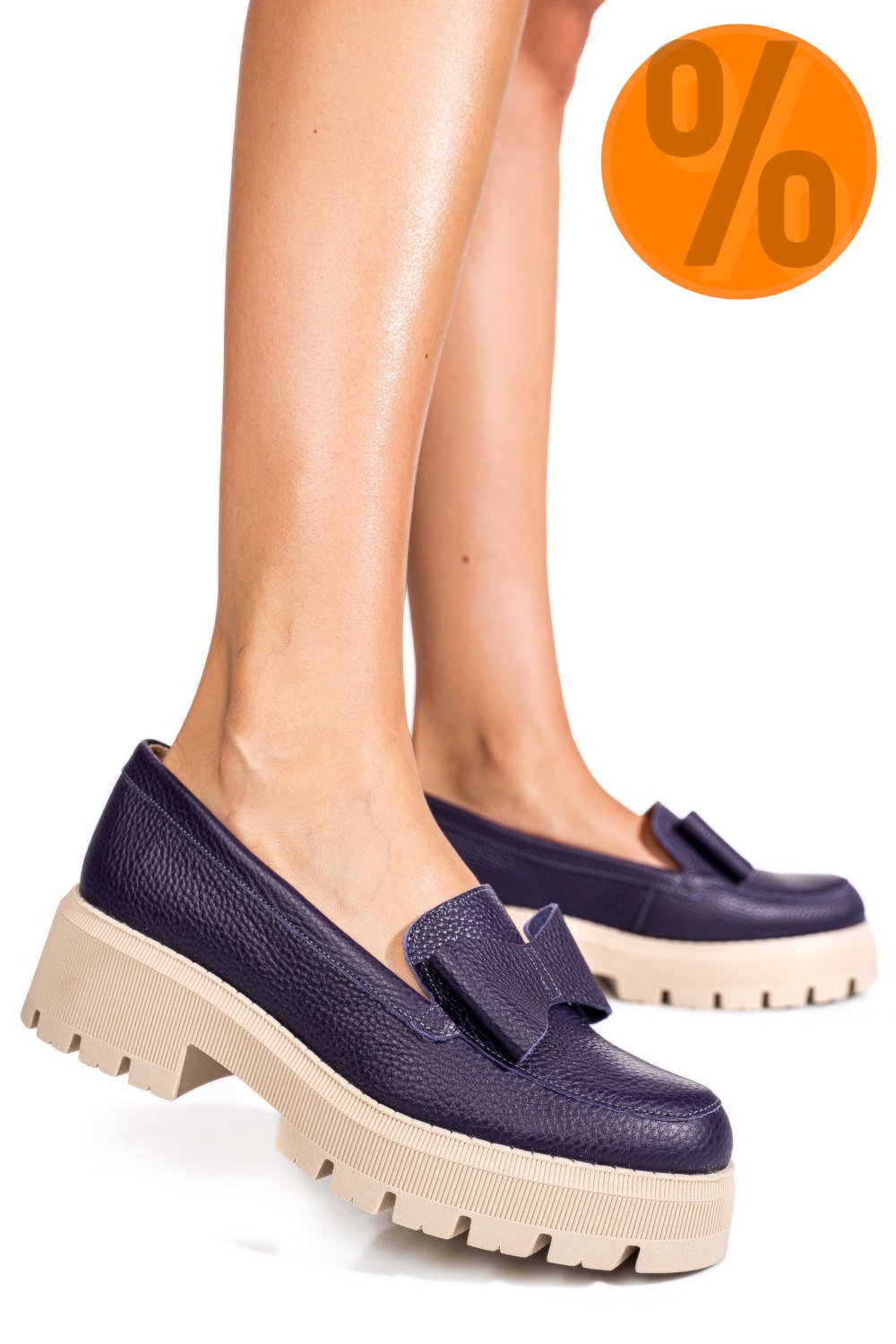 MOCASINI MOV PIELE NATURALA 2S77115