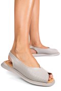 SANDALE GRI PIELE NATURALA TSP6028
