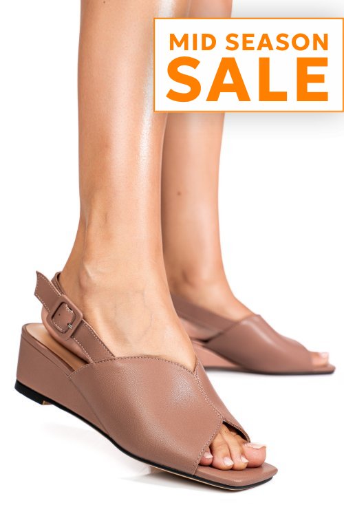 Sandale roz piele naturala xspt24065