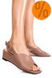 Sandale roz piele naturala xspt24065