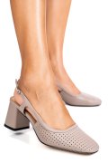 SANDALE ROZ PIELE NATURALA TSPN6509