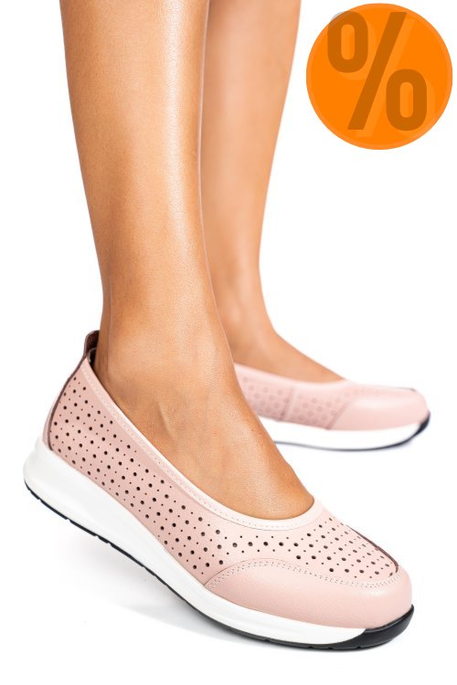 Espadrile roz piele naturala tsp3026