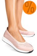 ESPADRILE ROZ PIELE NATURALA TSP3026