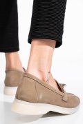 MOCASINI BEJ PIELE NATURALA INTOARSA 4S7755
