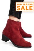 BOTINE VISINII PIELE NATURALA INTOARSA 3S77871