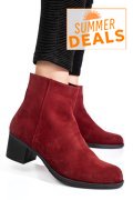 BOTINE VISINII PIELE NATURALA INTOARSA 3S77871