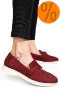 MOCASINI VISINII PIELE NATURALA INTOARSA 4S7755