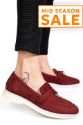 MOCASINI VISINII PIELE NATURALA INTOARSA 4S7755