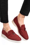 MOCASINI VISINII PIELE NATURALA INTOARSA 4S7755