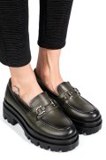 MOCASINI VERZI PIELE NATURALA 4S7780