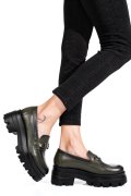 MOCASINI VERZI PIELE NATURALA 4S7780